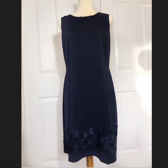 Dresses & Skirts - Ann Taylor Factory Blue Sheath Dress Size 10